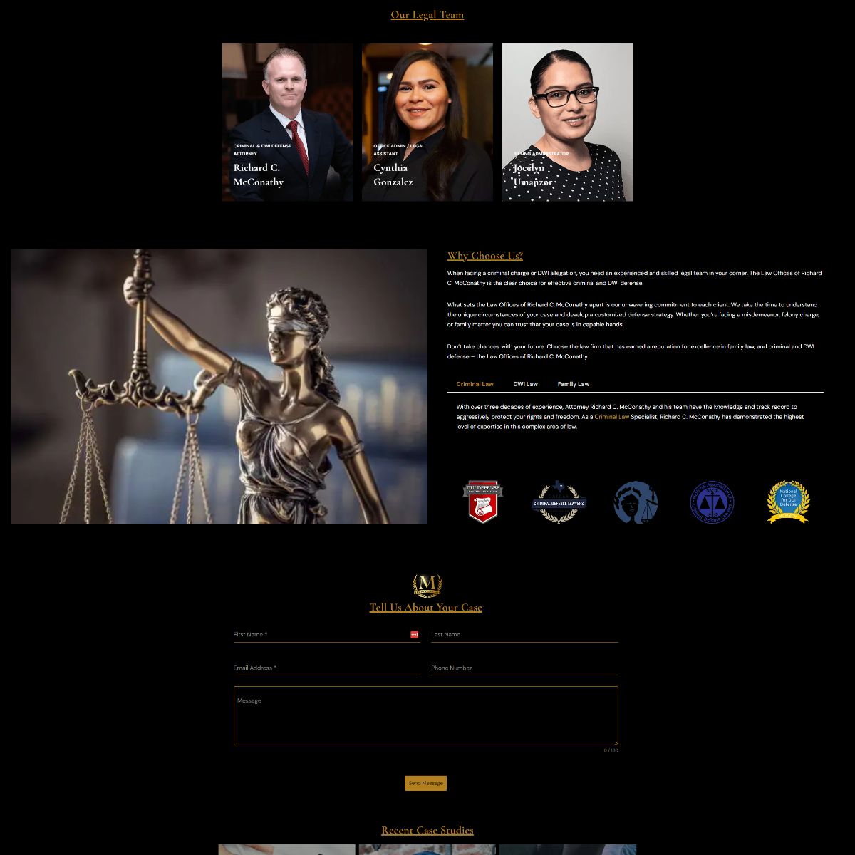 MCCONATHY LAW HOMEPAGE